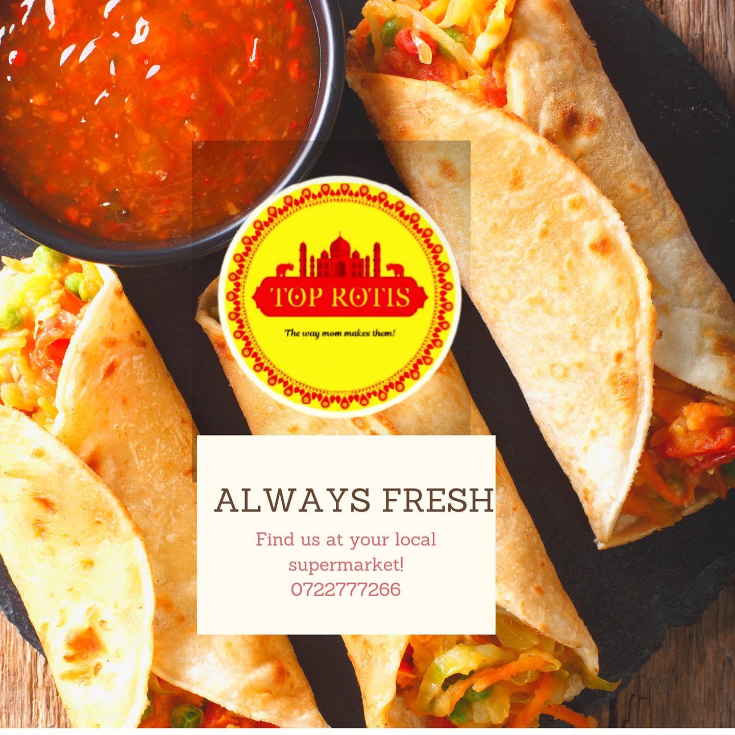 Top Rotis fresh wraps